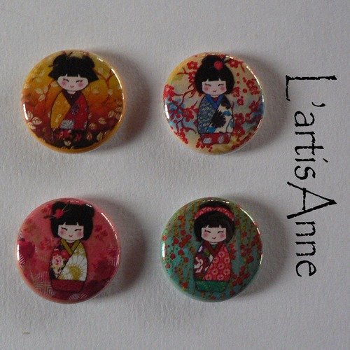 Magnets aimants kokeshi.