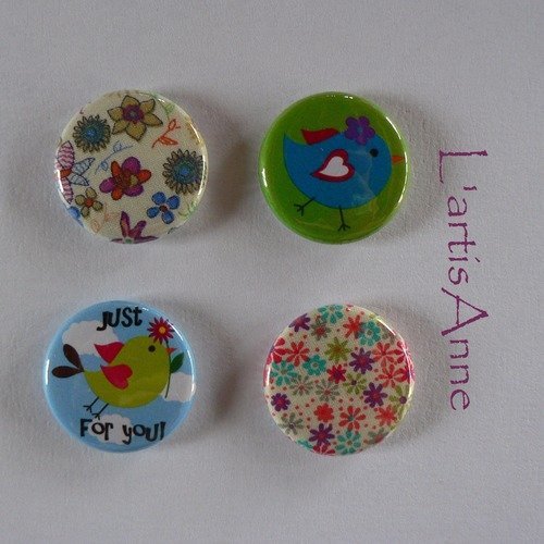 Magnets aimants oiseaux et liberty.