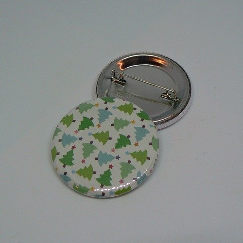 Badge 38mm sapin de noël