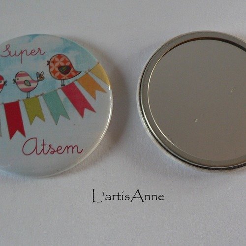 Miroir de poche 56mm super atsem.