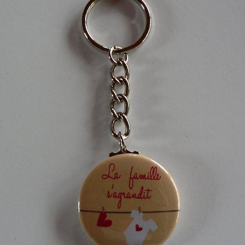 Annonce grossesse porte clés 38mm