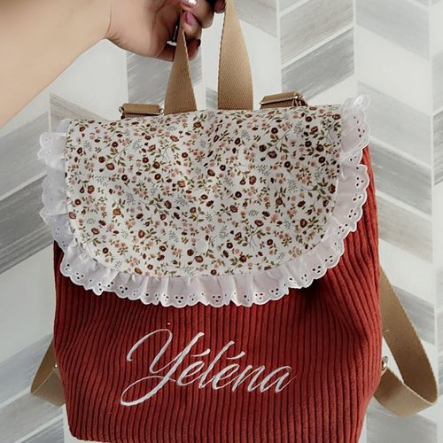 Sac à dos teracotta