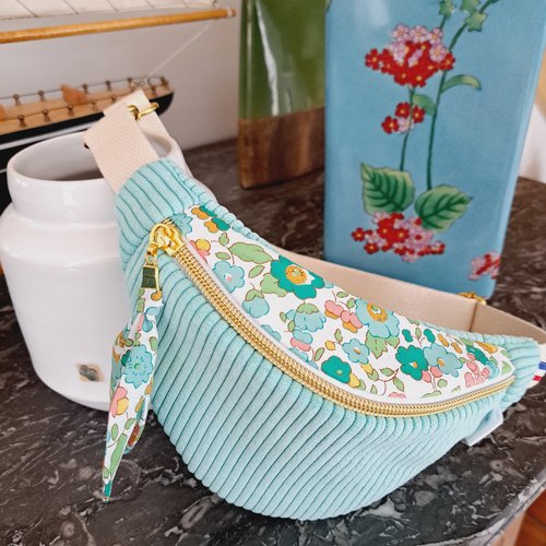 Sac banane enfant menthe