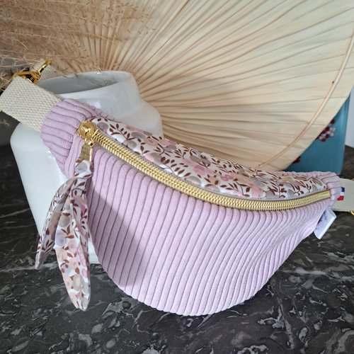 Sac banane enfant mauve