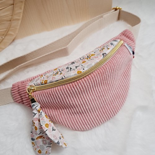 Sac banane enfant rose