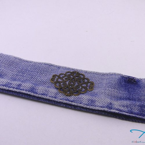 Bracelet jean clair et estampe filigranée en bronze