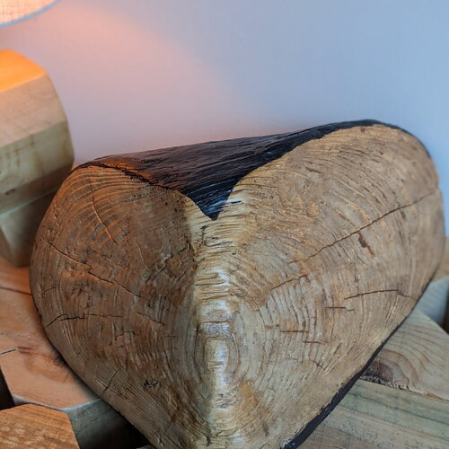 Bois flotté déco à poser en forme de coeur