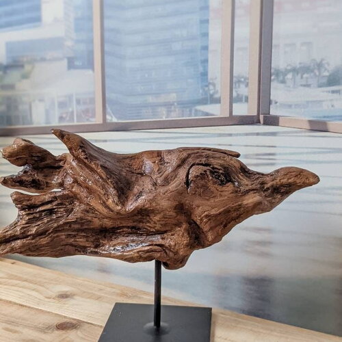 Danse aquatique - sculpture en bois flotté