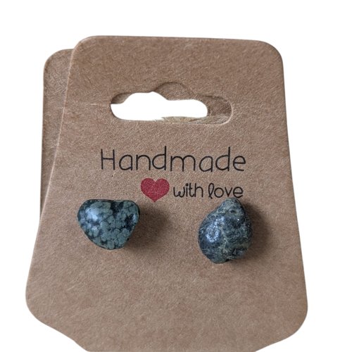 Boucle d’oreille pierre naturelle