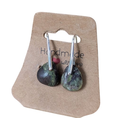 Boucle d'oreille en pierre naturelle