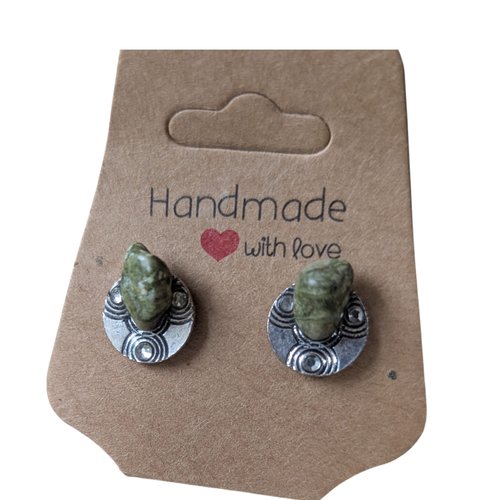Boucle d'oreille pierre naturelle