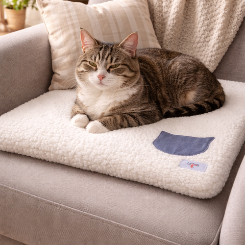 Tapis pour chat moelleux et lavable