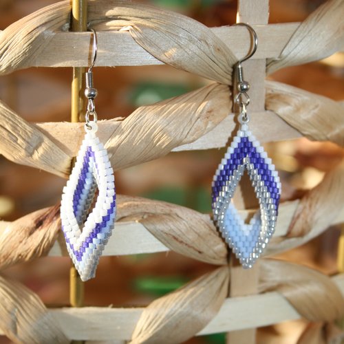Boucles d'oreilles effet 3d modèle hapa