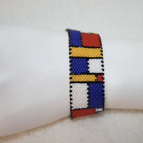 Bracelet miyuki mondrian