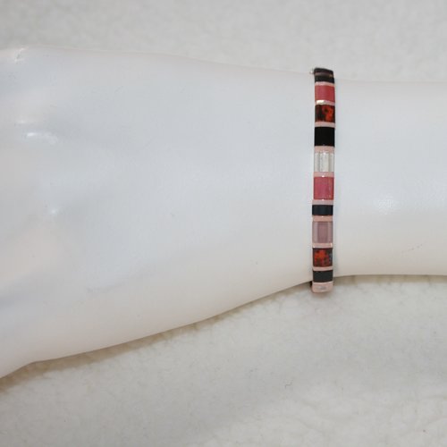 Bracelet en perles plates miyuki tila