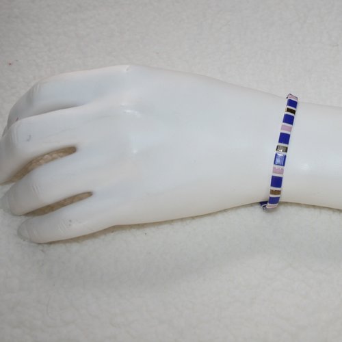 Bracelet en perles plates miyuki tila