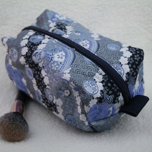 Trousse pochette multi-usage imprimé japonais
