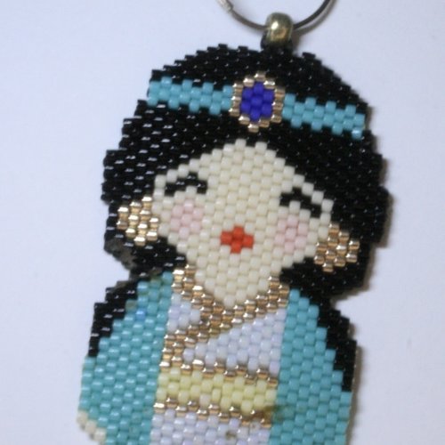 Breloque porte-clés jasmine