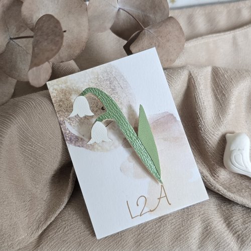 Broche  brin de muguet