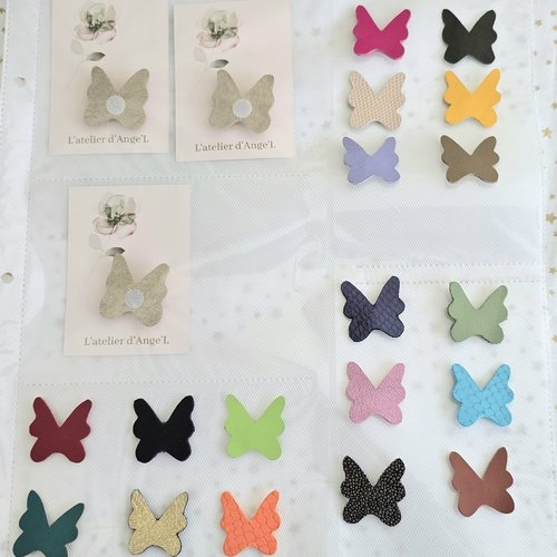 Papillon, couleurs modulables.