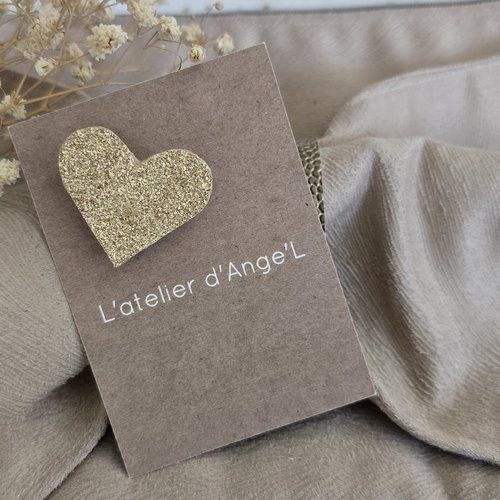 Cœur paillettes