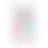 Doigtier tire aiguille silicone rose vert m + s