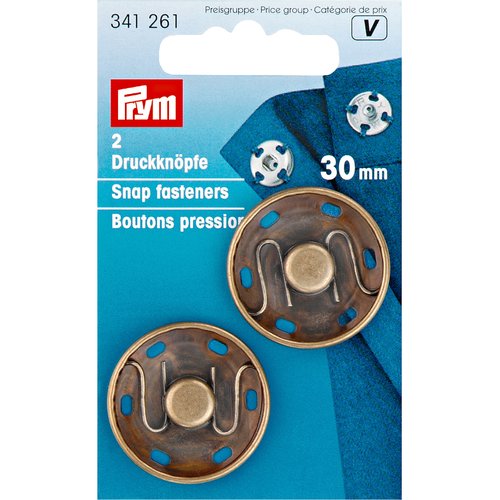 Bouton pression à coudre