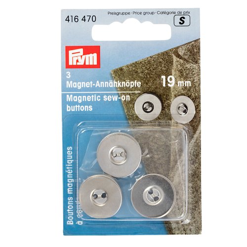 Boutons magnétiques à coudre