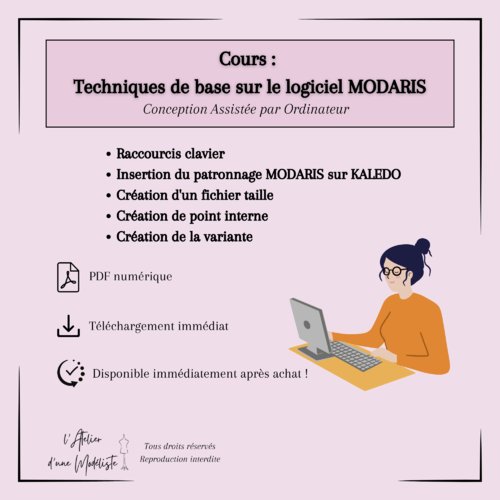 Pdf - cours de modélisme par cao - lectra - modaris / techniques de base