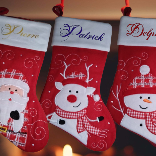 Botte de noël rudolph