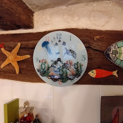 Horloge fond de la mer