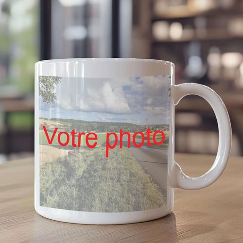 Prenez une photo, je la transforme en souvenir sur un mug