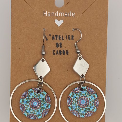 Boucles d'oreilles fantaisie
