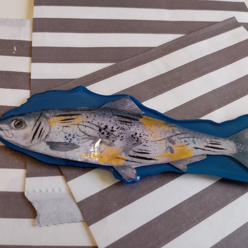 Magnet poisson en résine