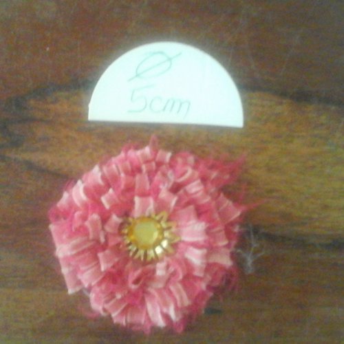 Fleur tissu 5 cm