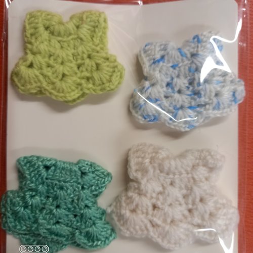 Lot de 5 petites robes miniature crochet