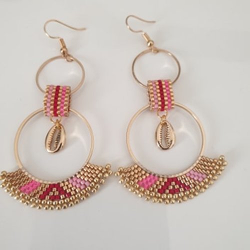 Paire de boucles d'oreille pendantes