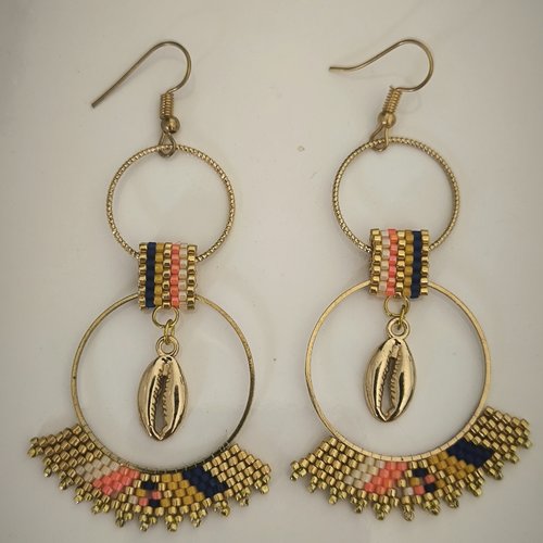Paire de boucles d'oreille pendantes
