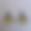 Paire de boucles d'oreille pendantes créole