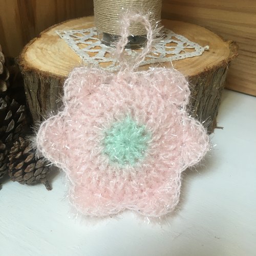 Éponge tawashi crochet