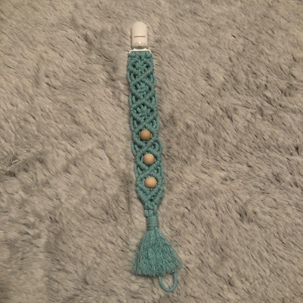 Attache Sucette Macramé - Atelier Macramé