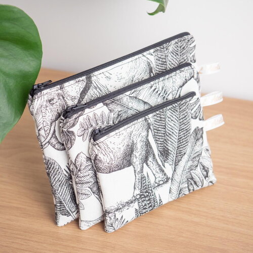 Pochette trousse plate savane