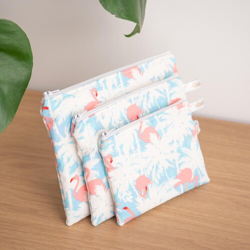 Pochette trousse plate flamy