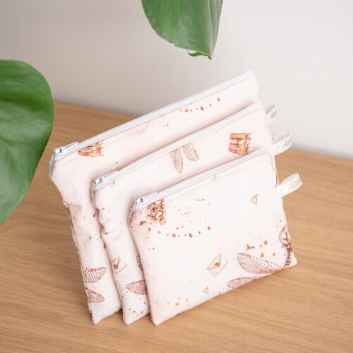 Pochette trousse plate charm lumos