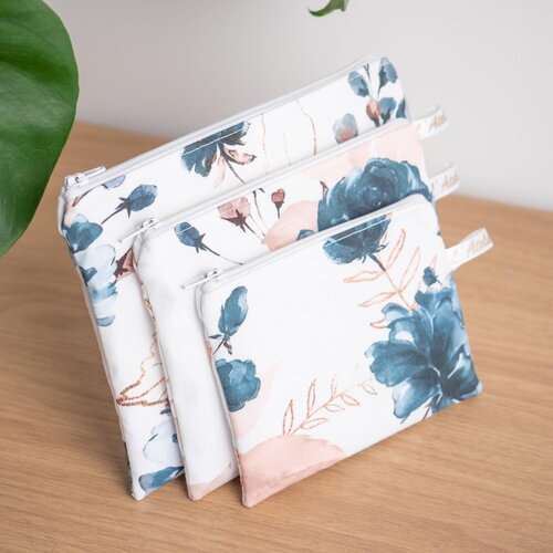 Pochette trousse plate aquarelle