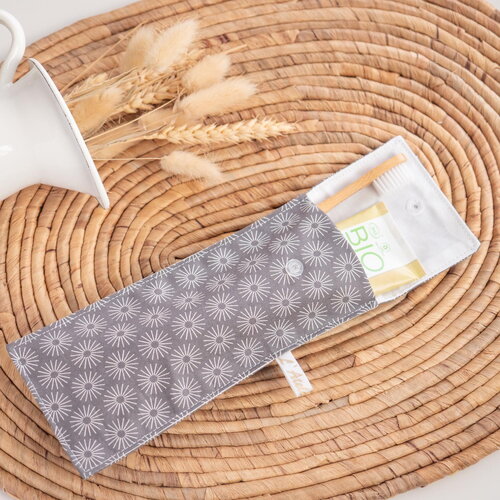 Pochette brosse à dents en tissu bio osmo