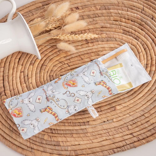 Pochette brosse à dents en tissu bio harry