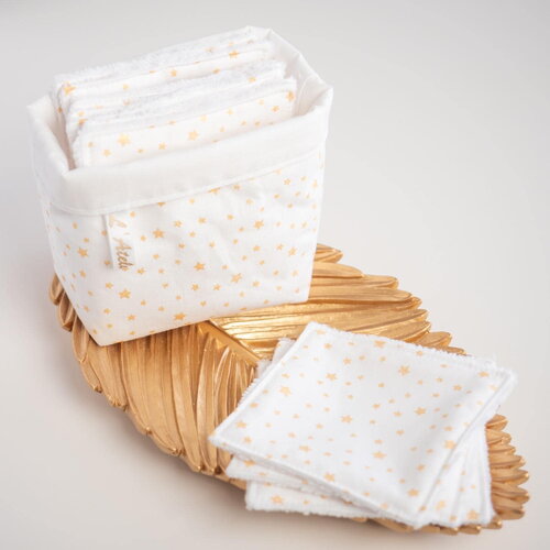 Coton lavable en tissu bio stella