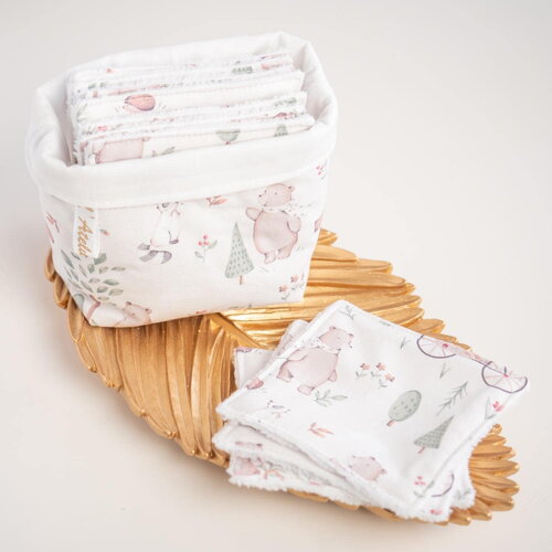 Coton lavable en tissu bio noukie