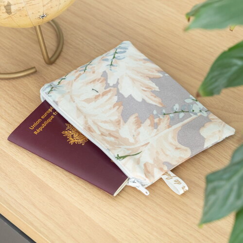 Pochette trousse plate pampas